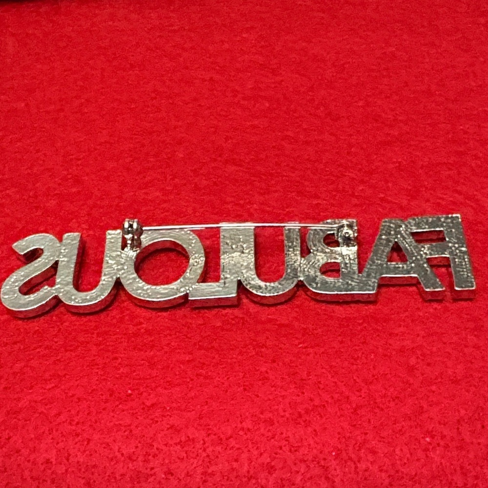 Silver Crystal Brooch With Bling - Picture 6 of 6